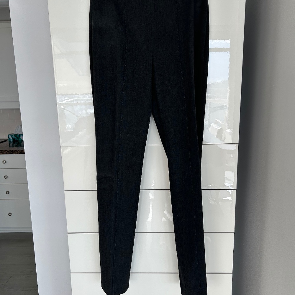 Dark Grey Straight Leg Trousers